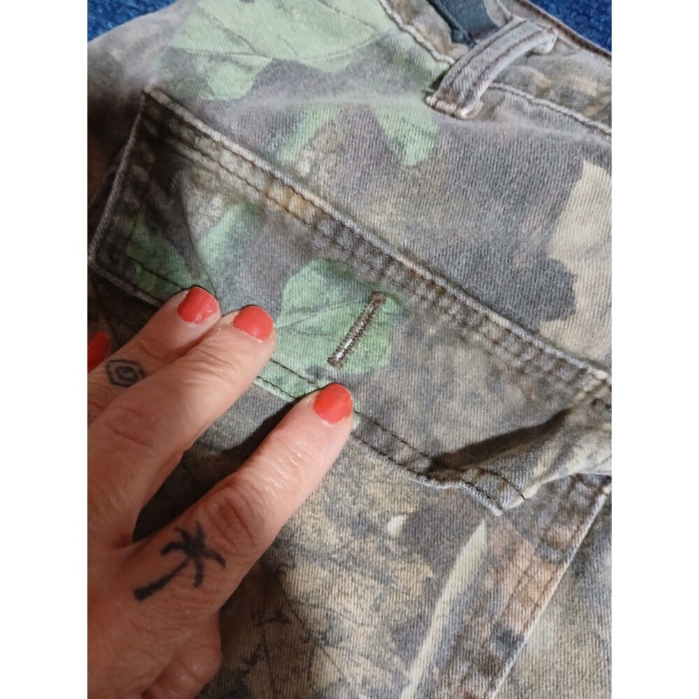 VINTAGE Advantage Timber Camo pants Adjustable waist, Pockets Large 38-40 - Picture 4 of 9